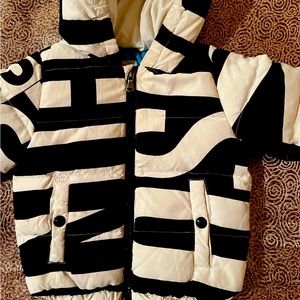 MOSCHINO BABY BOY COAT AND HOODIE SWEATER 18-24 MONTHS
